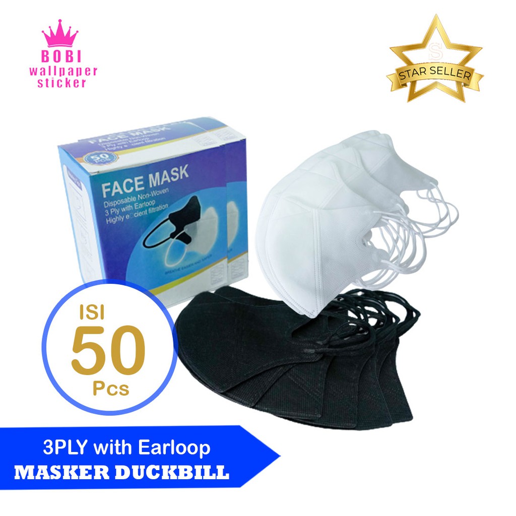 BIG SALE !!! MASKER 3PLY isi 50pcs - EARLOOP CHASA 3PLY 50pcs