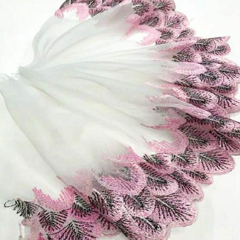 Bordir Yard, Renda Yard, Lace Bordir