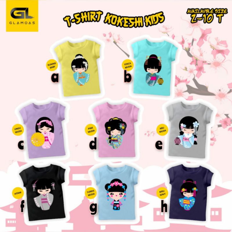 Kaos Kokeshi Glamoas