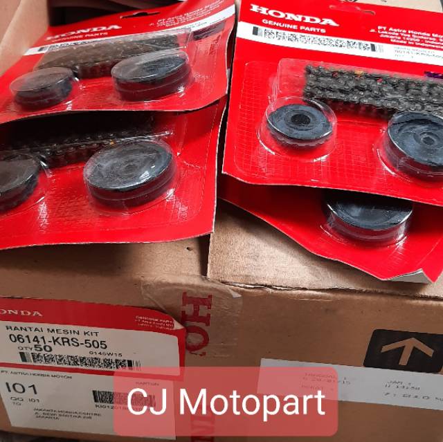 RANTAI KETENG KOMPLIT / CAM CHAIN KIT LEGENDA NEW SUPRA FIT KRS MURAH DAN BERKUALITAS ORIGINAL