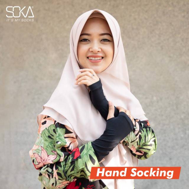 Soka handsock manset jempol international - Panjang (size L)