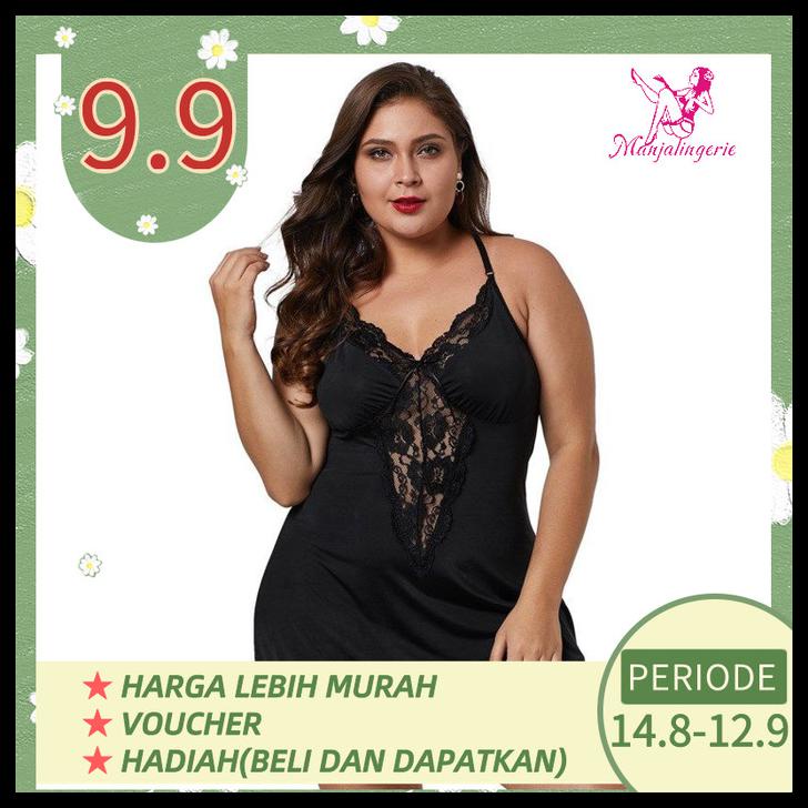 MANJALINGERIE- SEXY BAJU TIDUR SEXY WANITA LINGERIE SEXY 812 - HITAM