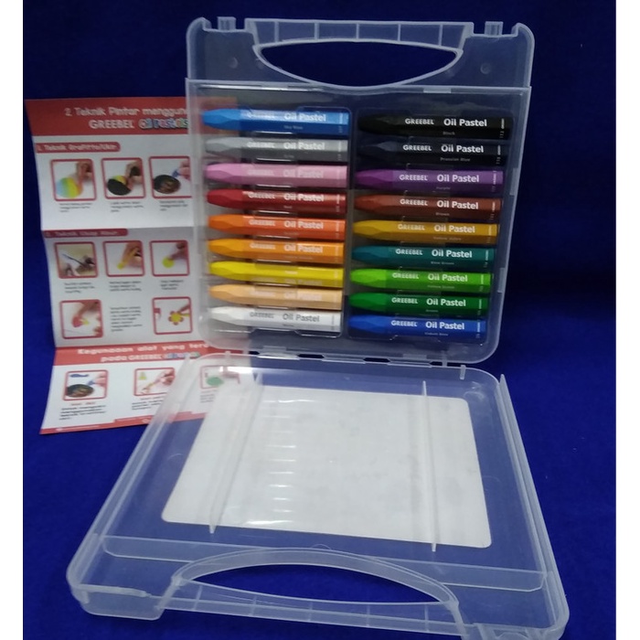 

Hadir Greebel Crayon 18 Warna / Oil Pastel Greebel 18 Warna Limited