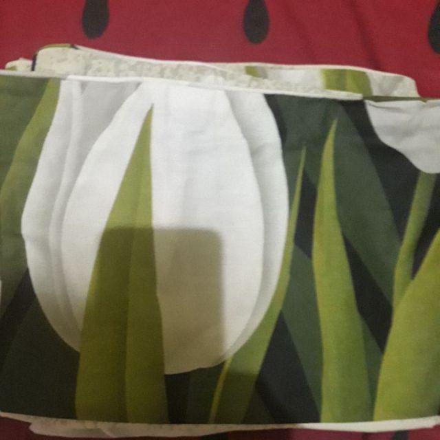 Provensprei -sprei Katun Esra Motif Tulip Hijau