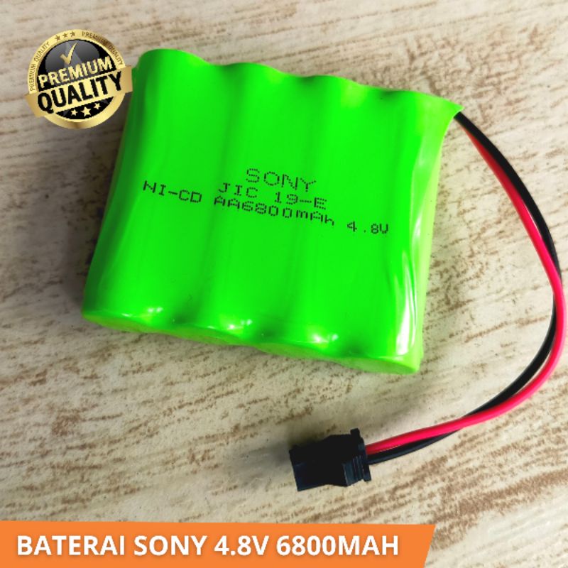 TERLARIS!! BATERAI MOBIL RC 4.8V 6800MAH Batre Cadangan Batere Remote Control