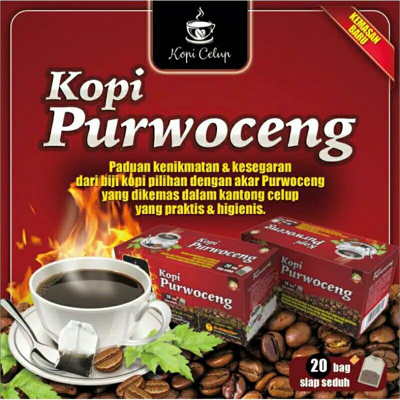 Kopi Celup Purwoceng Al-Ghuroba isi 20 pcs