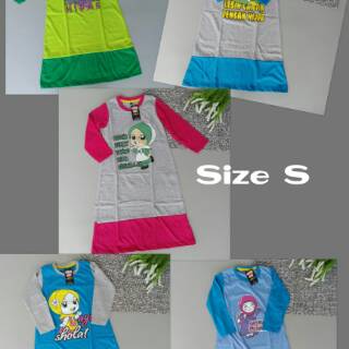  Gamis  kaos  anak  katun combed 24s murah Shopee  Indonesia