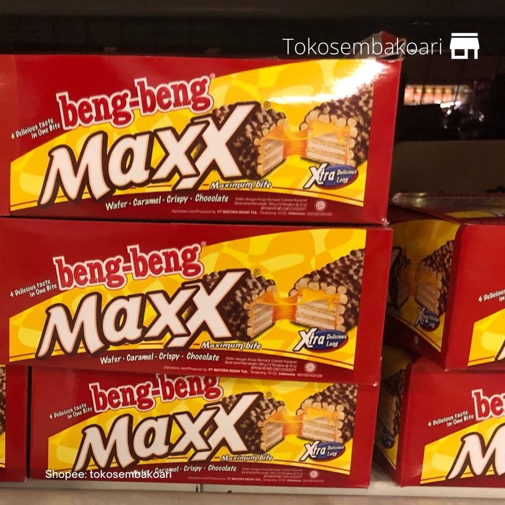 

Beng Beng Maxx Wafer Snack Box 32 g x 12 pcs