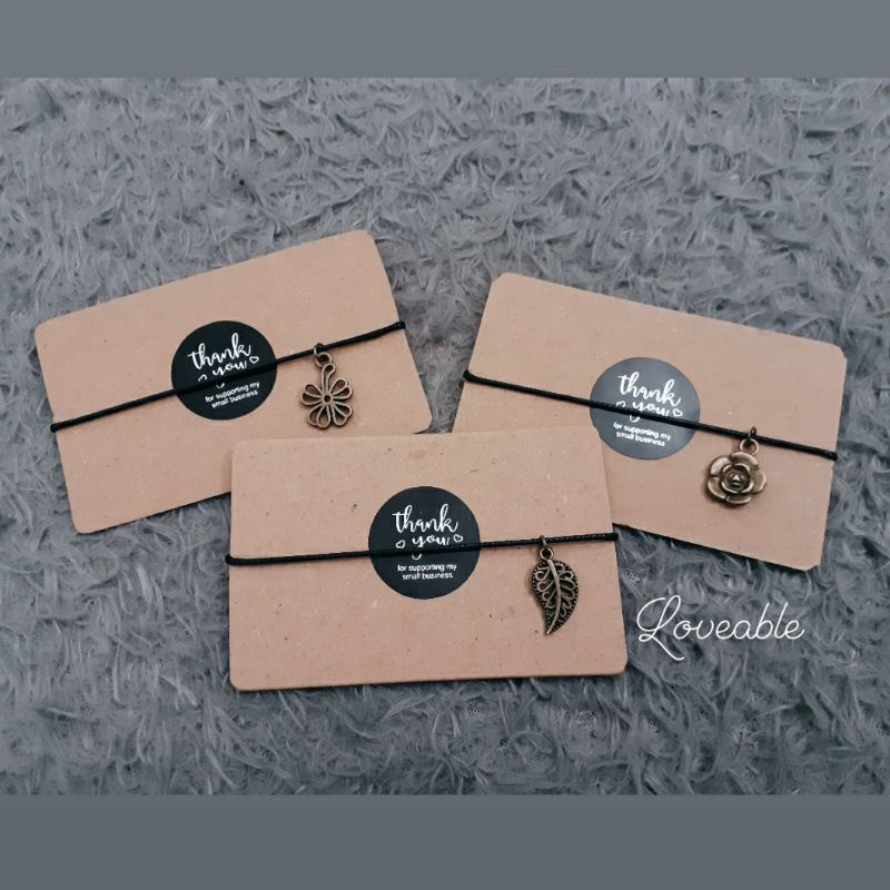 (LOVEABLE) Gelang tali korea/gelang sahabat/gelang couple/gelang tipis super cute