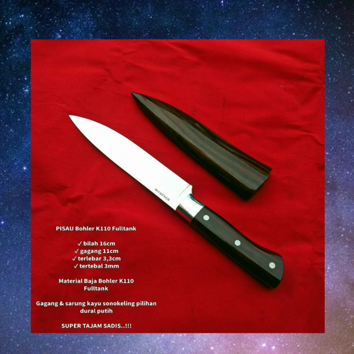Pisau Seset Kulit - Pisau Seset Kulit Bohler K110 Super Tajam - Vivistecolection