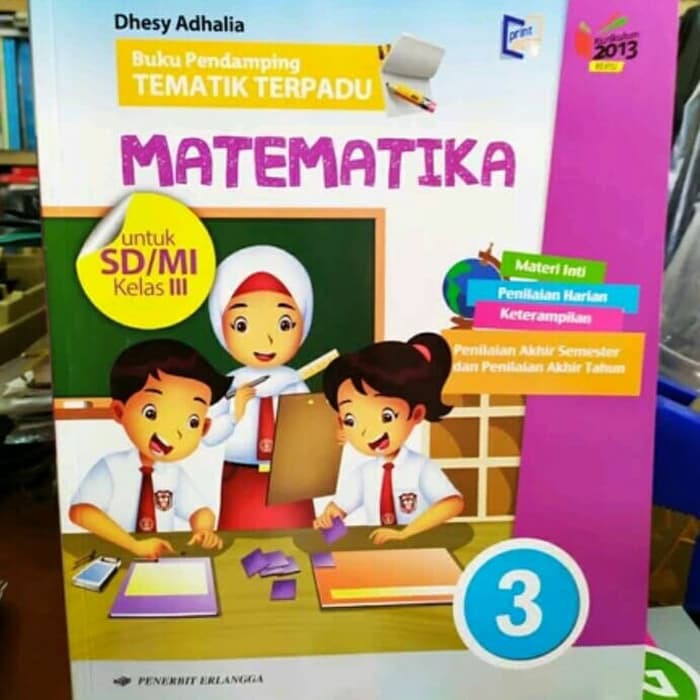 Buku Siswa Pendamping Teks K13 Matematika Kelas 3 Sd Mi Erlangga Shopee Indonesia