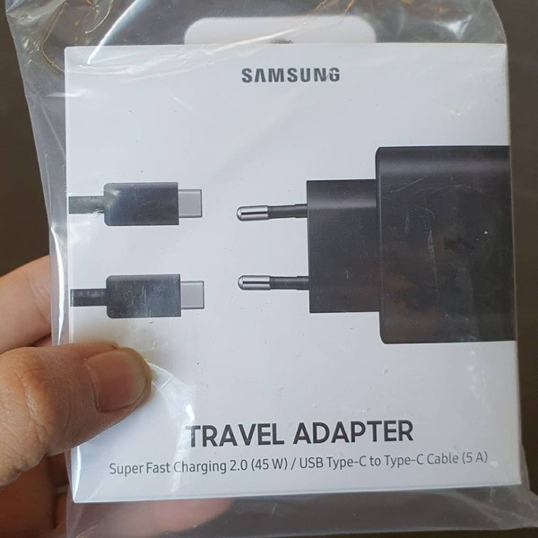 CHARGER SAMSUNG TYPE C FAST CHARGING 45 WATT ORIGINAL  - GARANSI 2 BULAN