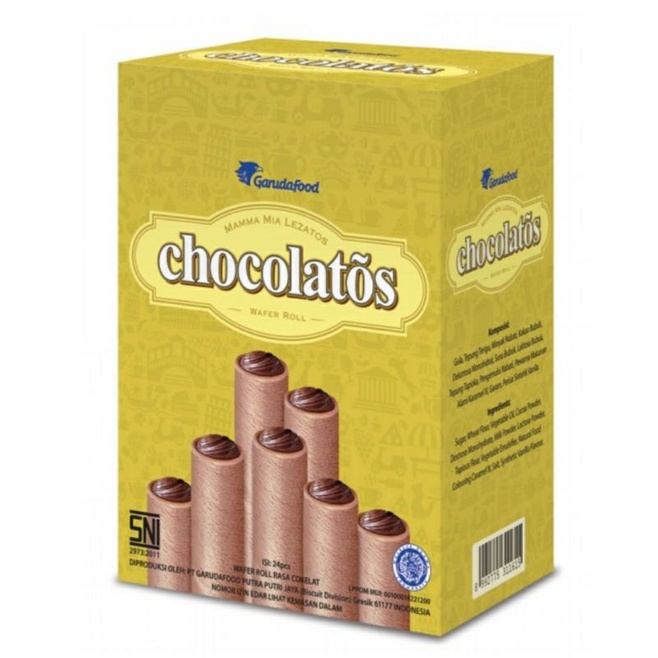 

Chocolatos Cokelat Stick ( isi 24 pcs @8gr )