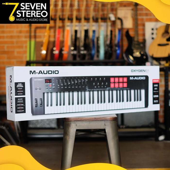 {AudioStore} M-Audio Oxygen 61 IV USB MIDI Keyboard Controller Berkualitas