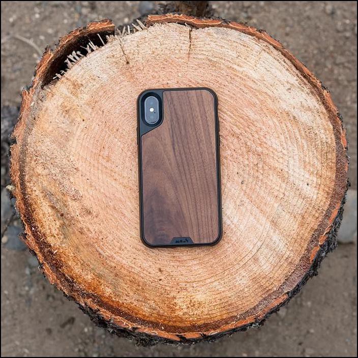 MOUS LIMITLESS 2.0 CASE FOR IPHONE XR WALNUT WOOD (ORIGINAL)