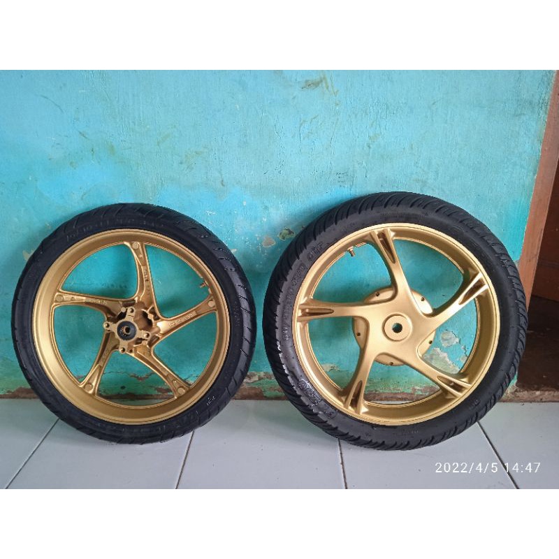 Velg yamaha mio sporty/smile plus ban second original