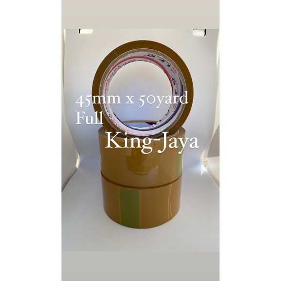 

LAKBAN BENING / COKLAT SUPER MURAH PROMO (45MM X 50Y ) PER ROLL