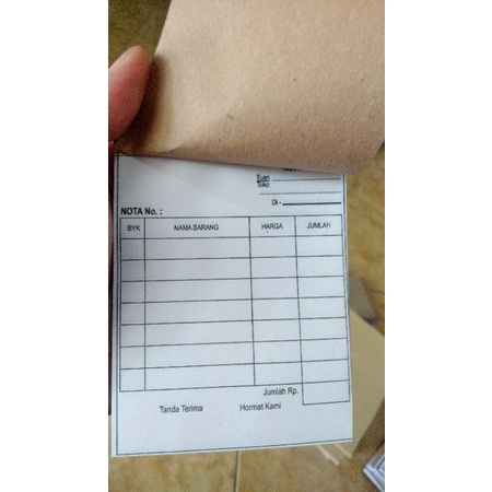 

nota ollshop 1ply