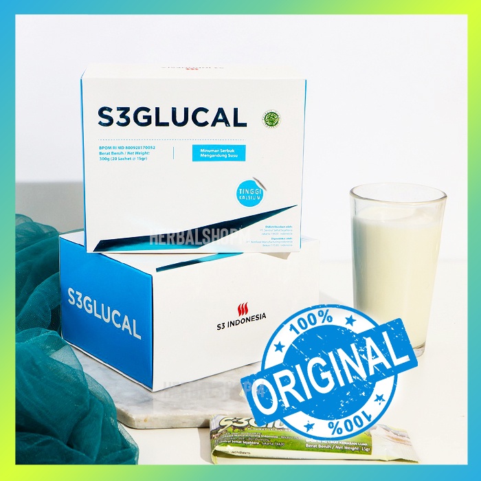 

Susu Kolostrum S3 Glucal Minuman Serbuk Tinggi Kalsium S3Glucal S3 Indonesia Isi 20 sachet