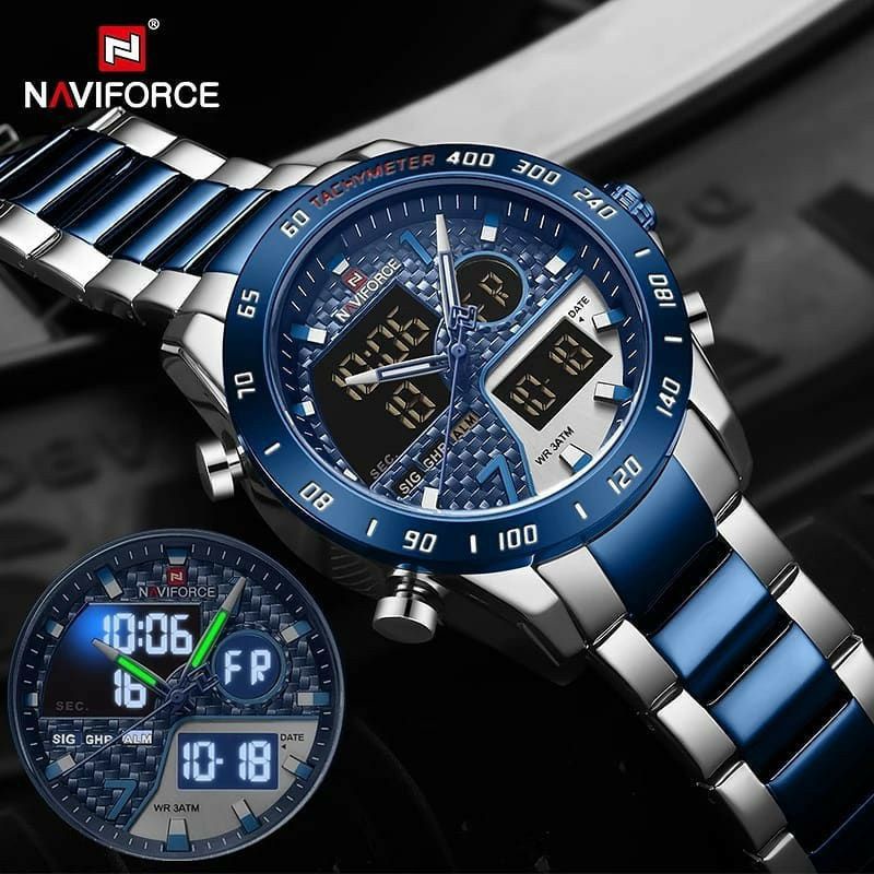 Jam tangan pria Naviforce 9171 Original Garansi resmi 1 tahun Best seller