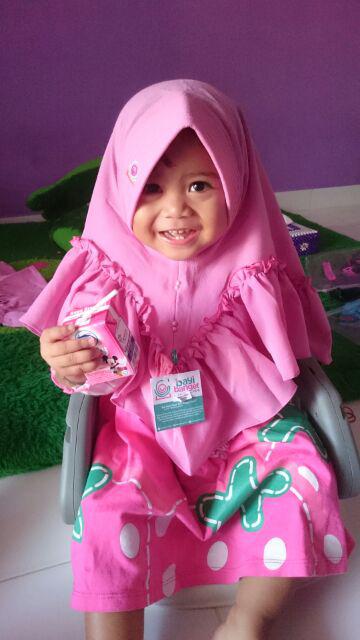 Gamis Anak  Bayi  Balita Syari  Set Jilbab  Premium Presta 