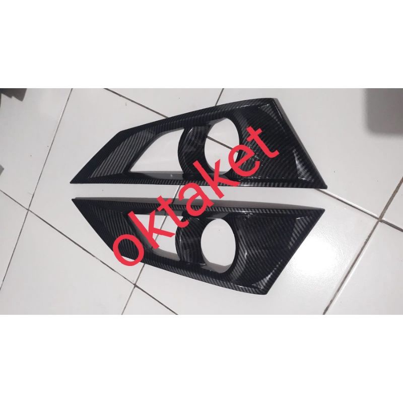 cover ring foglamp Sigra carbon