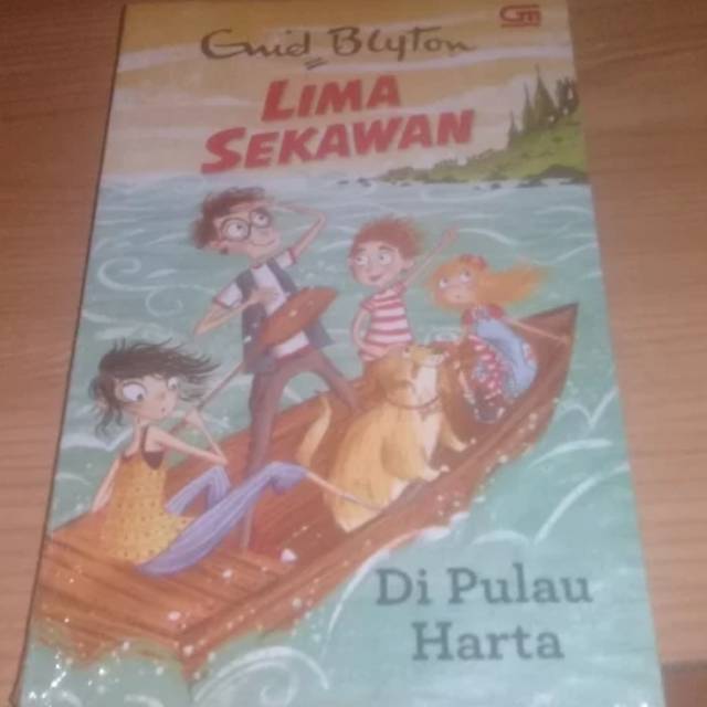 NOVEL LIMA 5 SEKAWAN DI PULAU HARTA ENID BLYTON