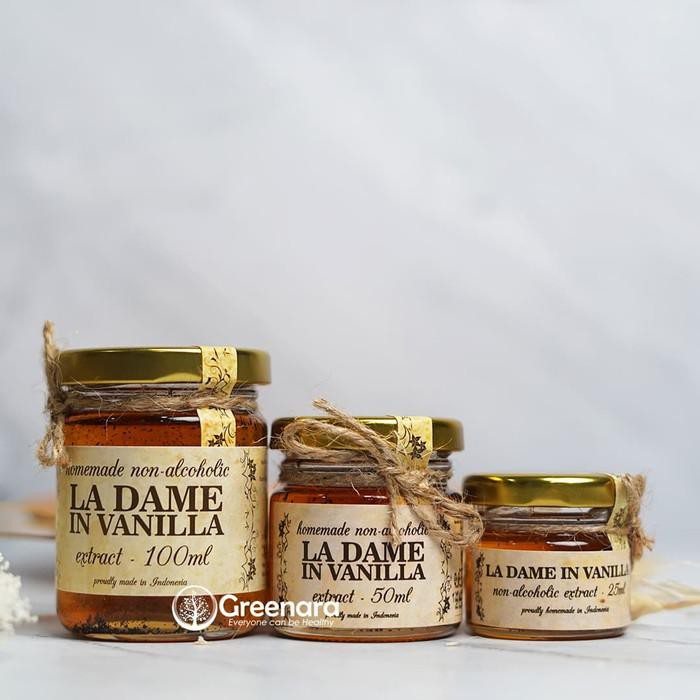 

PROMO - LA DAME IN VANILLA EXTRACT 100ML - EKSTRAK VANILA HALAL MUI
