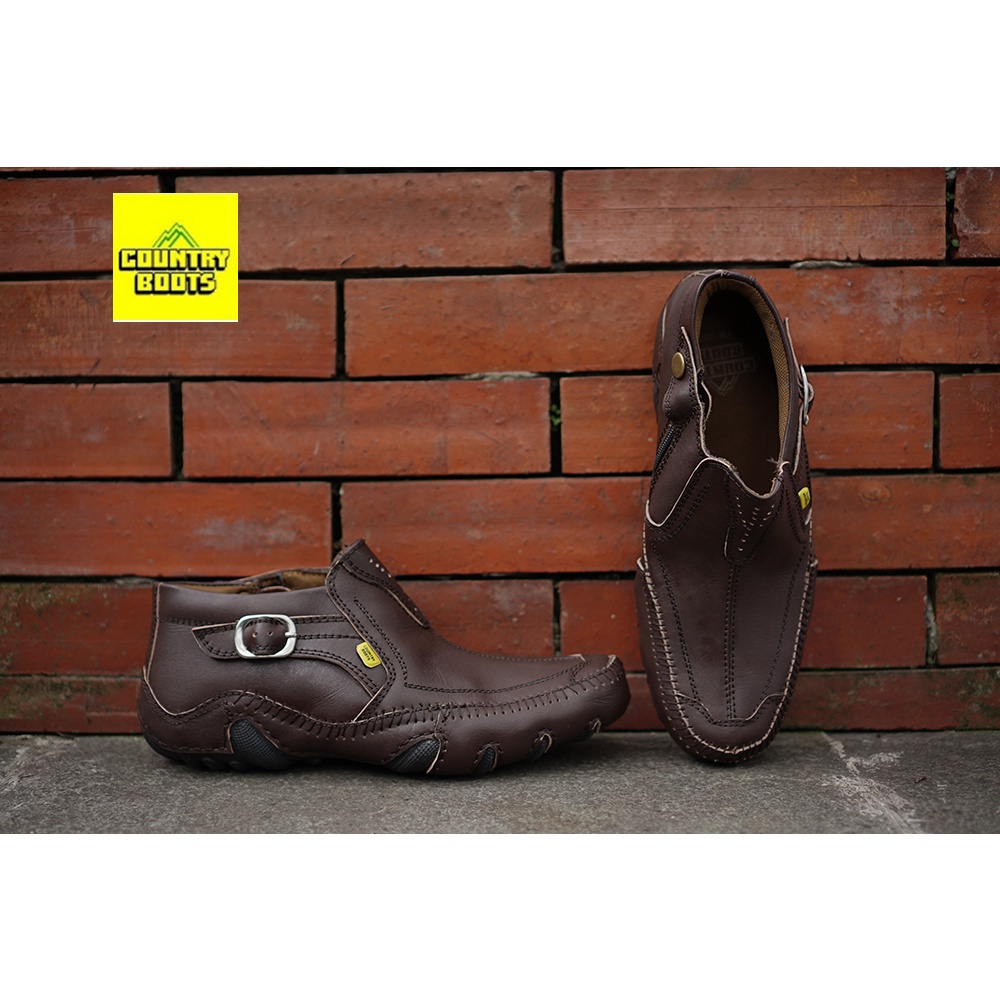 Sepatu FormalPantofel pria hitam kekinian kerja kantor kuliahan