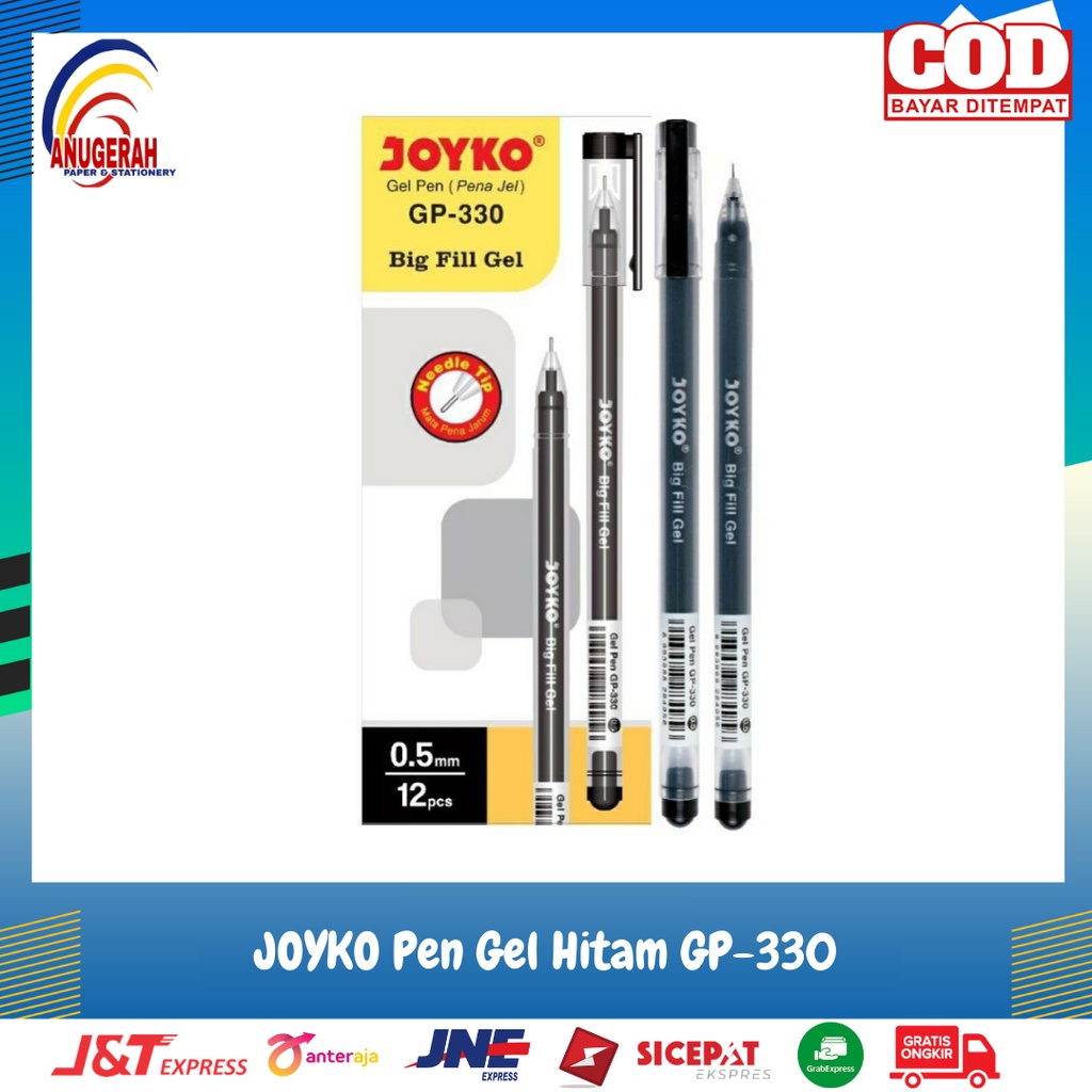 

Joyko Gel Pen GP-330 Hitam (LSN)