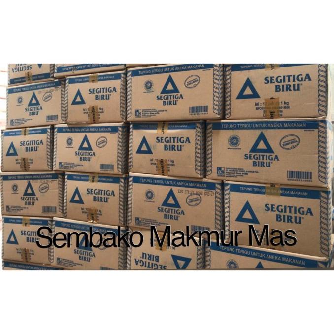 

Tepung Terigu SEGITIGA BIRU 1 DUS isi 12 pak kemasan 1kg