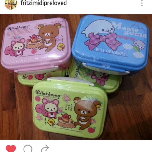Tempat Bekal Rilakkuma / Mamegoma
