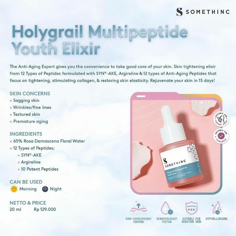 Somethinc DNA+ Salmon &amp; Holygrail Multipeptide Youth Elixir