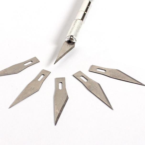 HOT SALE  Pisau sayat bonsai kelapa 1 set bonus refill isi ulang 5 mata pisau super tajam [KODE BA