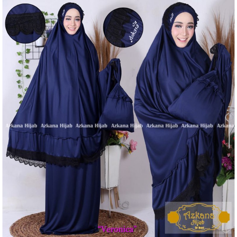 MUKENA DEWASA TERBARU VERONICA RENDA ORIGINAL AZKANA