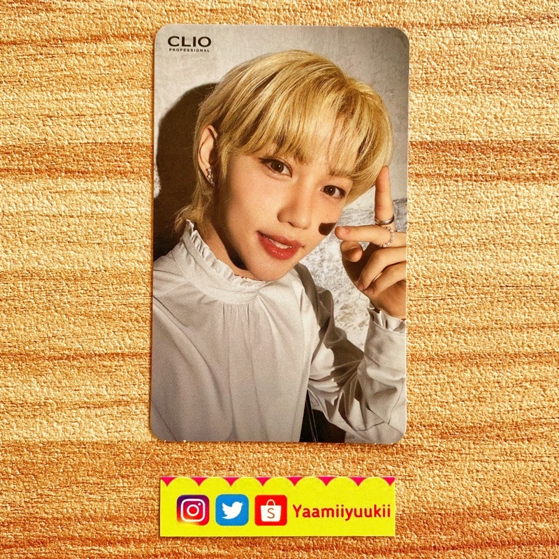STRAY KIDS FELIX OFFICIAL PHOTOCARD CLIO MILD