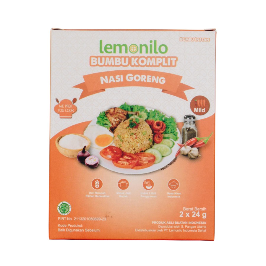 Lemonilo Bumbu Komplit Alami Nasi Goreng 48 gr