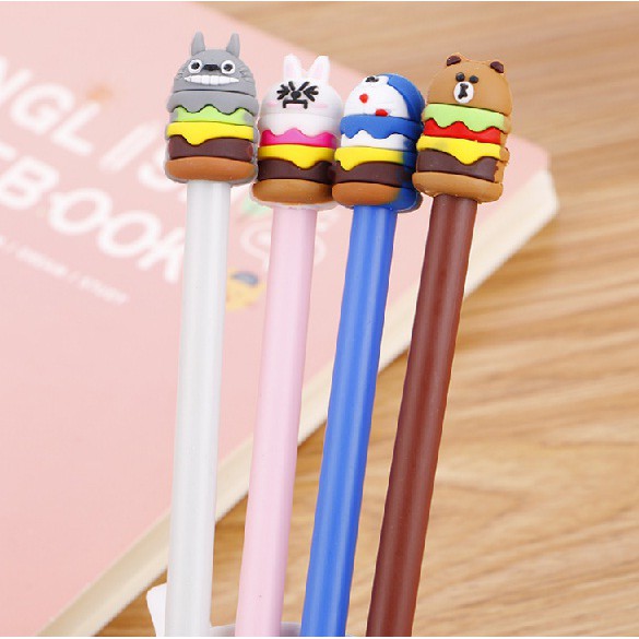 

Pulpen Dengan Hiasan Burger Karakter Kartun