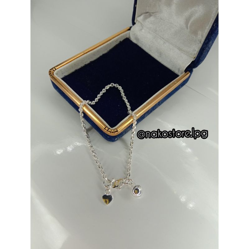 Gelang Medan Anak / Perak Murni / Nakosilver