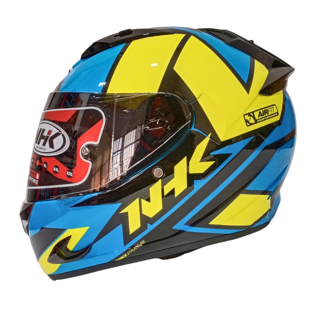 HELM NHK RACE PRO BIOS BLUE FLO HELM FULL FACE