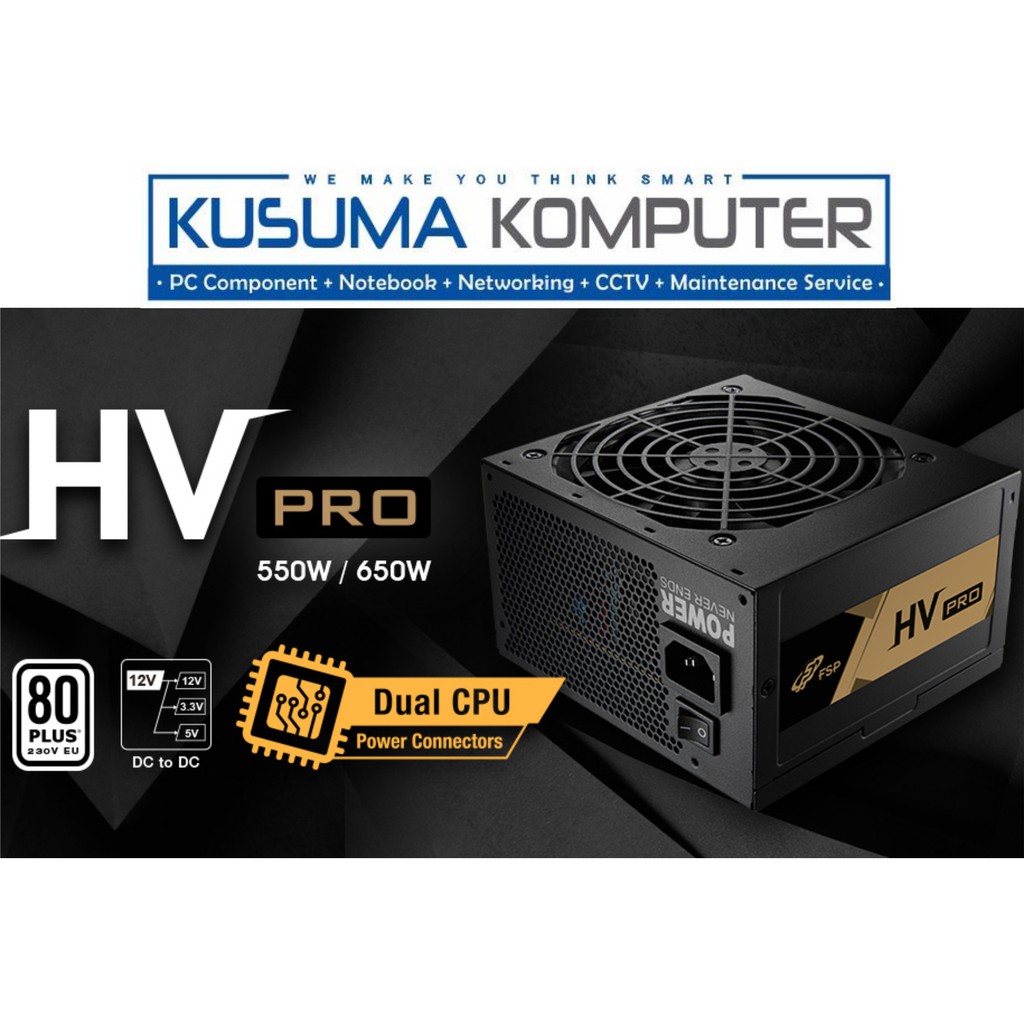 FSP HV PRO 650W 650 80+ Bronze