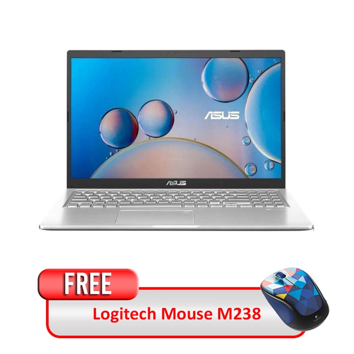 ASUS A516JAO-FHD352 [i3-1005G1 / 4GB / 512GB SSD + Housing / UMA / 15.6" FHD / Win10 / OHS ] Silver 