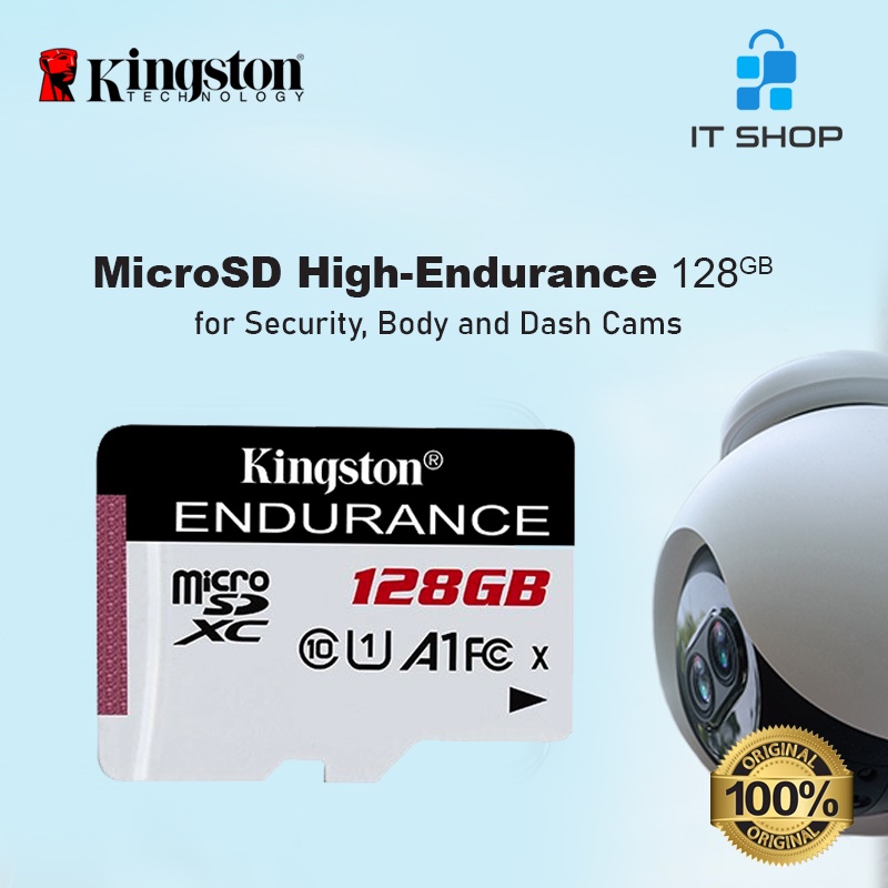 Kingston MicroSD Card High Endurance - 128GB
