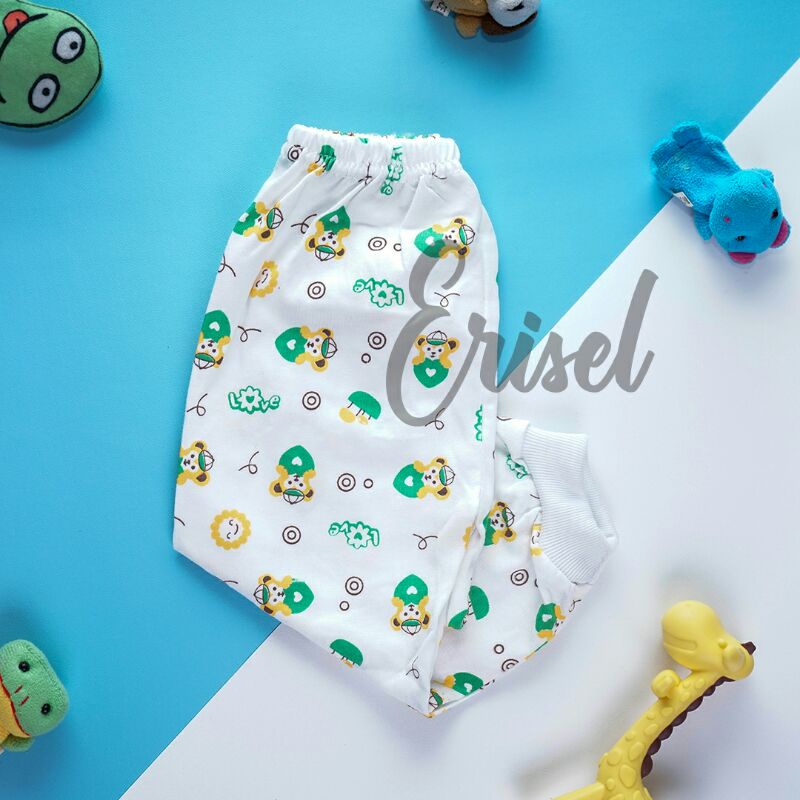 1 Pcs Celana motif Panjang Bayi buka kaki Size S M L