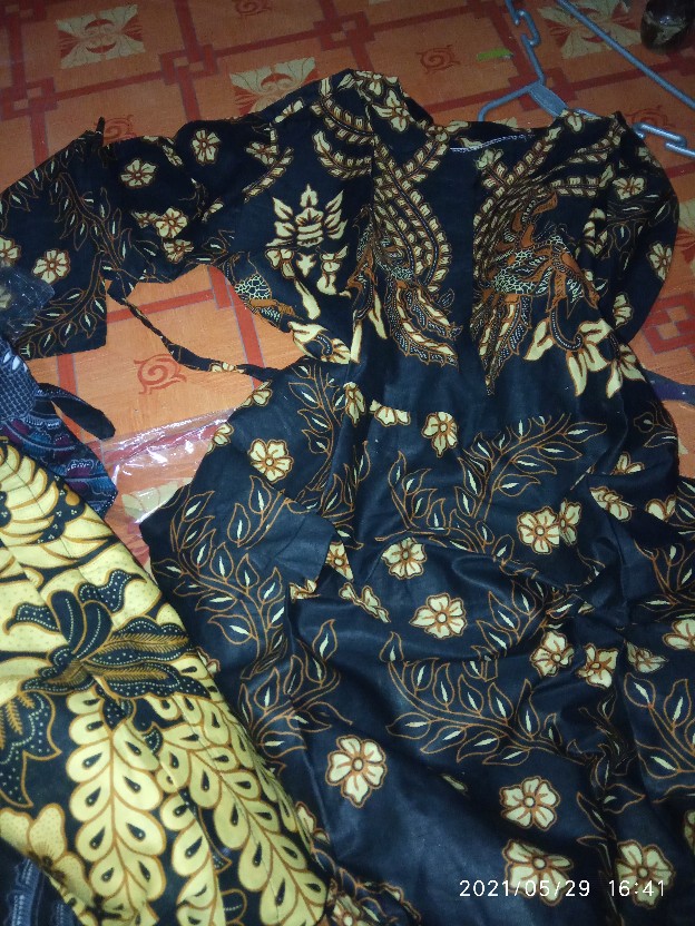 Ms Gamis Batik Sriwedari Maxi Katun Bumil Allsize Dan Jumbo