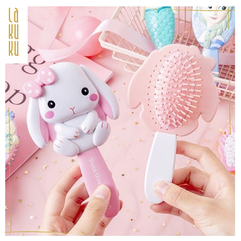 Lakuku - Sisir Rambut Premium Anak Hair Comb Kids 3D princess putri