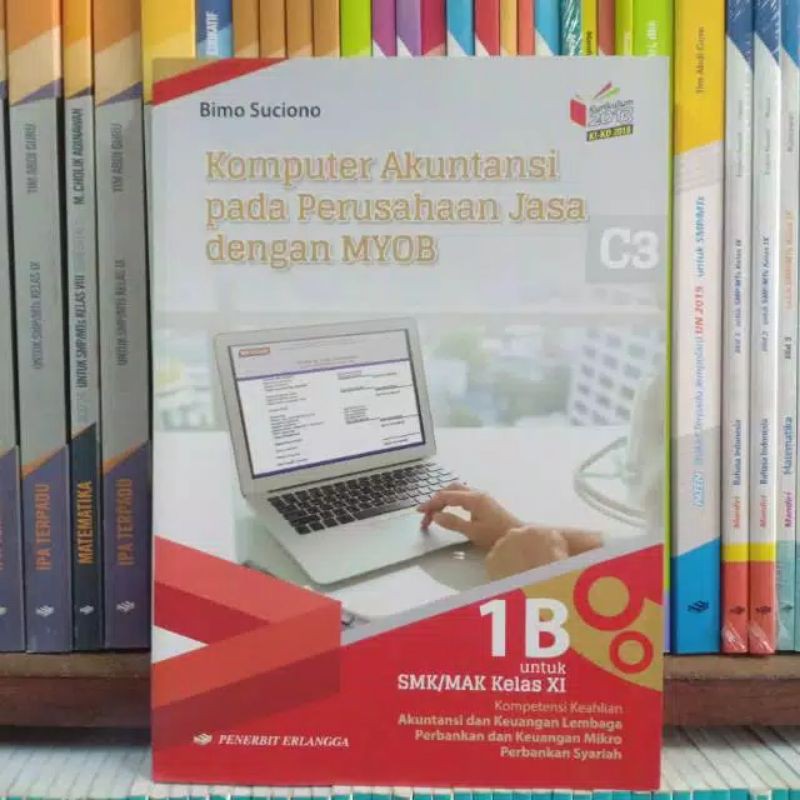 Buku Komputer Akuntansi Pada Perusahaan Kelas 2 / 11 XI Smk K13 Erlangga 1A 1B 1C 1D-Komputer Akuntansi B