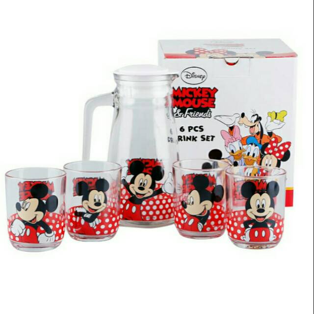 Briliant Disney New Mickey Mouse Drink Set