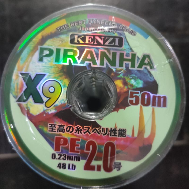 pe piranha x9 50meter multi calor