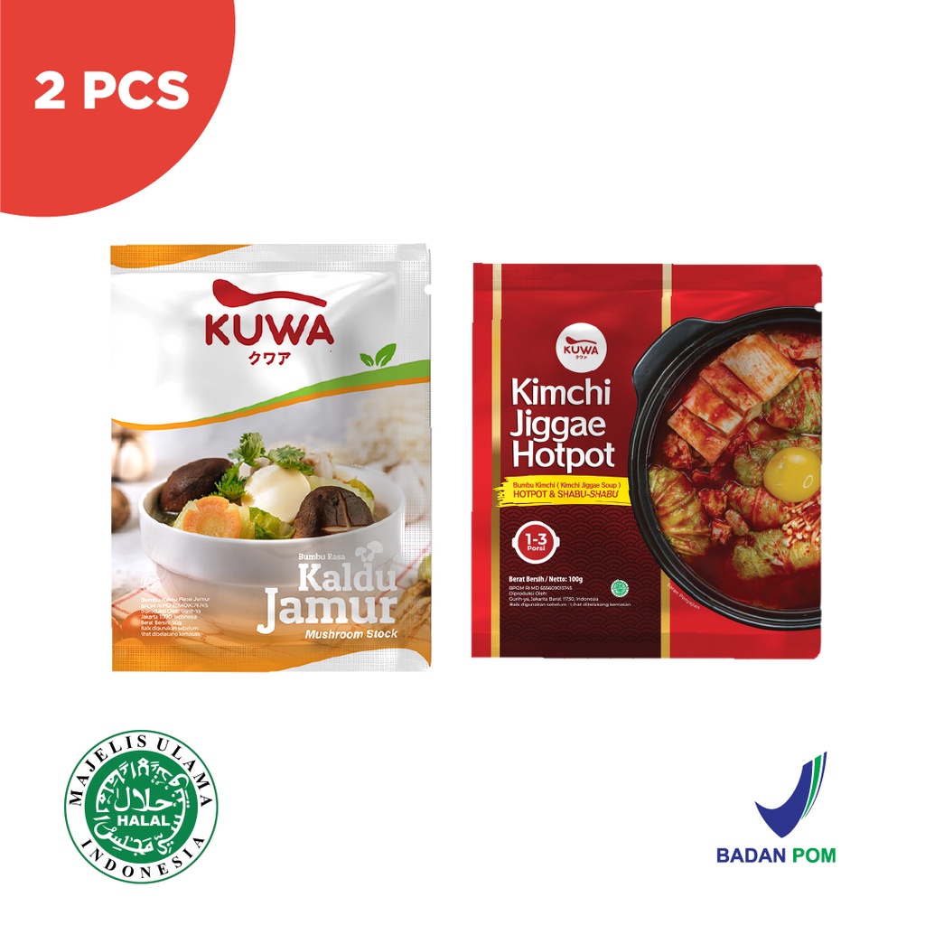 

KUWA Combo - Bumbu Jamur + Kimchi Hotpot